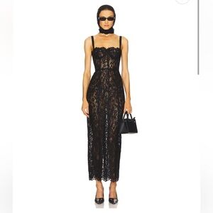 BNWT Helsa Lace Column Dress S